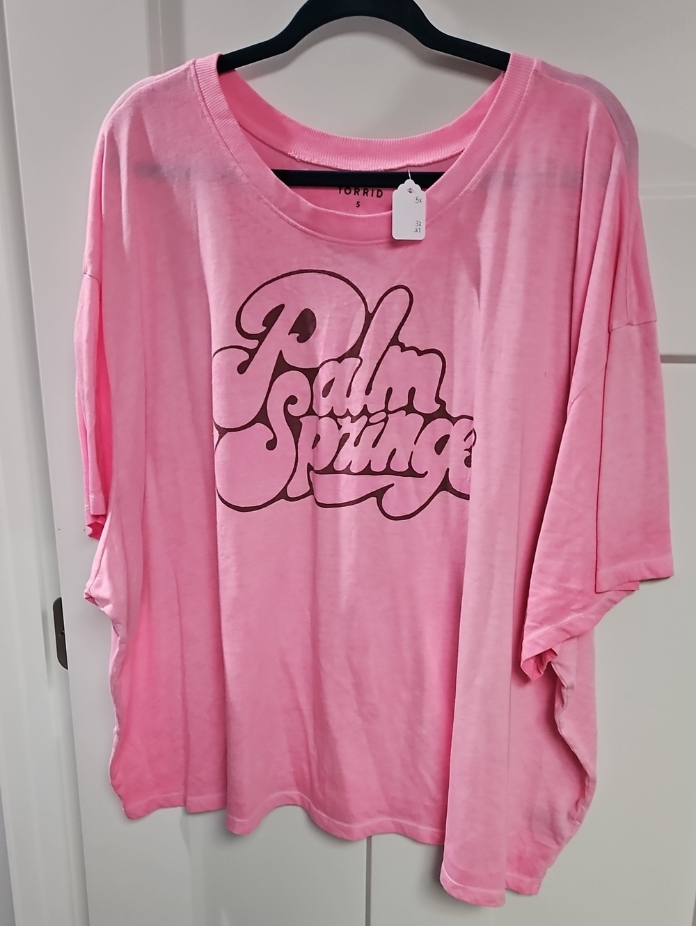torrid Pink Palm Springs Graphic Short Sleeve Tee